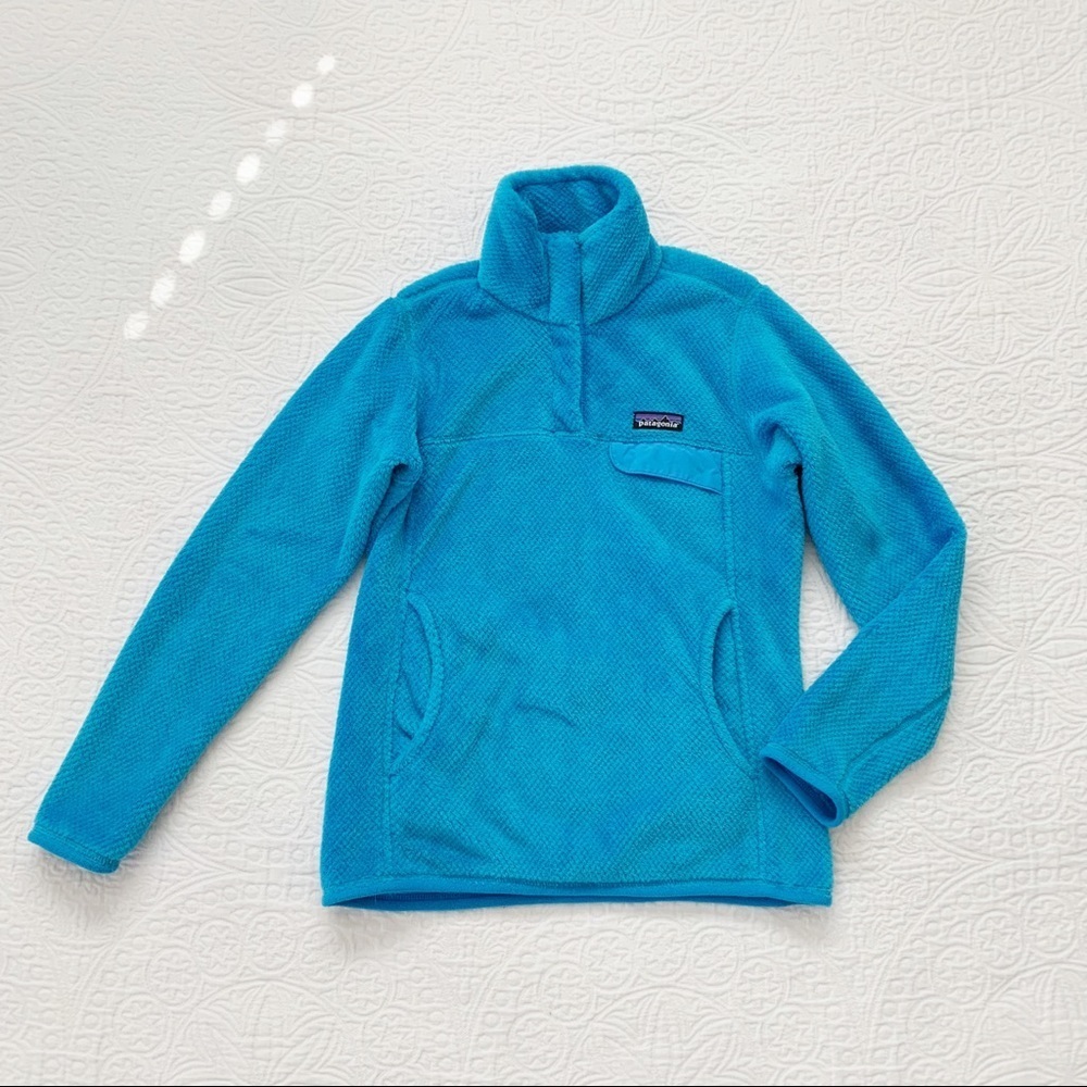Patagonia Re-Tool Snap-T Fleece‎ Pullover, Ultramarine - Electron Blue X-Dye